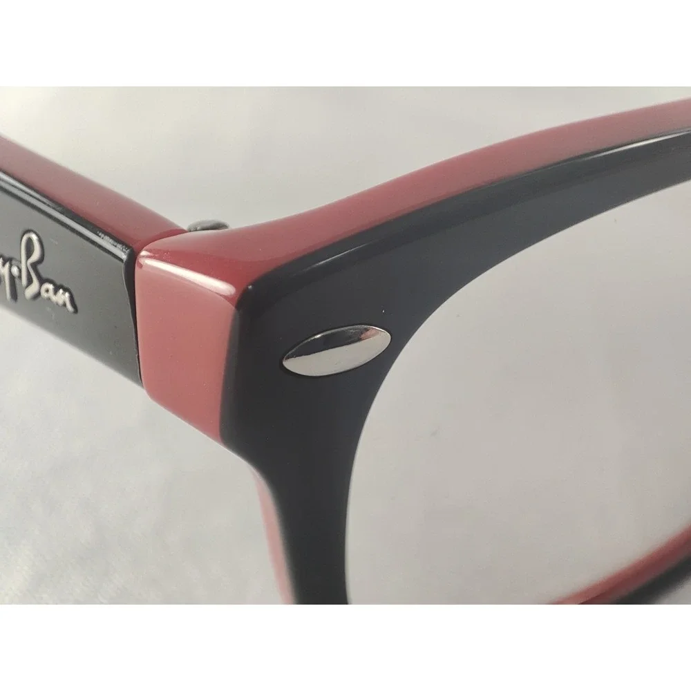Ray-Ban RB1528‎ 3573 Black Red Junior Kids Eyeglass Frames 48mm NWT + Case